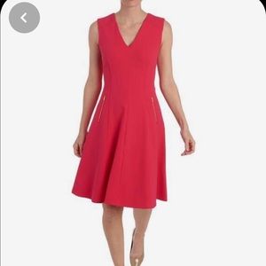 NWT Scuba crepe fit and flare dress